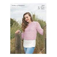 twilleys of stamford ladies sweater freedom knitting pattern 9215 supe ...