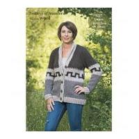 Twilleys of Stamford Ladies Jacket Freedom Knitting Pattern 9217 Super Chunky