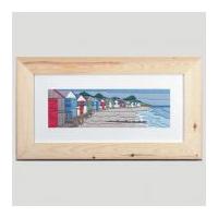 Twilleys of Stamford Beach Huts Long Stitch Kit