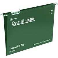 Twinlock CrystalFile Extra Suspension File A4 Green Pack