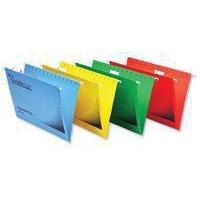 Twinlock CrystalFile Flexi Standard Foolscap Red Pack of