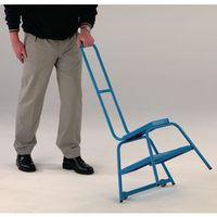 TWO STEP WHEELALONG WITH RUBBER TREADS - BLUE