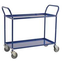 TWO TIER COLOURED TROLLEY, BLUE