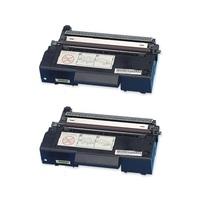 twin pack epson s050583 black remanufactured toner cartridge