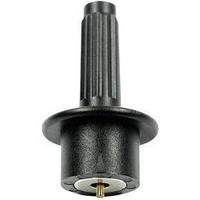 Two-way adapter Spring-loaded contact pin - 4 mm socket Black MultiContact MSA/SHZ-CATIV 1 pc(s)