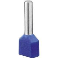 Twin ferrule 10 mm Partially insulated Blue Phoenix Contact 3200836 100 pc(s)