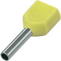 Twin ferrule 14 mm Partially insulated Ivory Conrad Components 93015c57 100 pc(s)