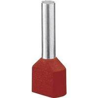 Twin ferrule 8 mm Partially insulated Red Phoenix Contact 3200810 100 pc(s)