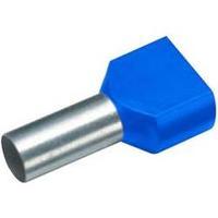 Twin ferrule 9 mm Partially insulated Blue Vogt Verbindungstechnik 460509D 100 pc(s)