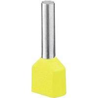 Twin ferrule 14 mm Partially insulated Yellow Phoenix Contact 3201013 100 pc(s)