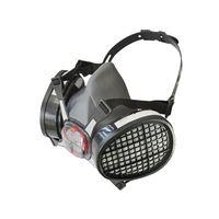 twin half mask respirator p2 dust filter cartridges