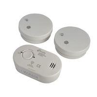 Twin Smoke Alarms And CO Alarm