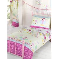 twit twoo owls junior duvet cover and pillowcase set