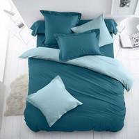 Two-Tone Cotton Duvet Cover