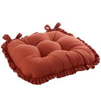 Twill Button Effect Seat Pad