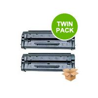 twin pack hp laserjet no06a black remanufactured toner cartridges full ...