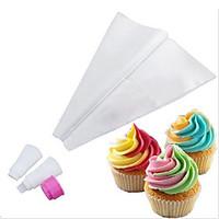 Two-toned Double Color Icing Piping Bag Frosting Cupcake Cake Decorating Tools (Random Color)