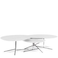 Twister 3 Piece Table, Ivory
