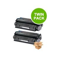 twin pack hp laserjet no61a black remanufactured toner cartridges full ...