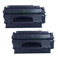 twin pack hp laserjet no49x large black remanufactured toner cartridge ...