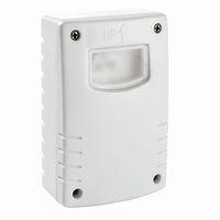 twilight detector wall photocell sensor white ip44 85782