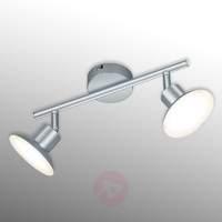 Two-light Dijon LED ceiling and wall light
