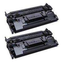 TWIN PACK: HP 87X Black Remanufactured High Capacity Toner Cartridge (CF287X)