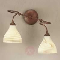 two bulb wall light mattia
