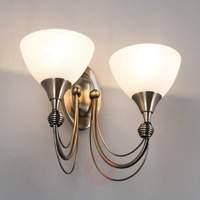 Two-light elegant LED wall light Maella