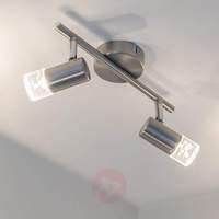 Two-light LED ceiling light Bane