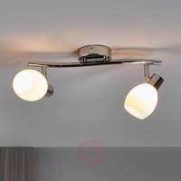 two bulb led ceiling lamp aidan