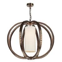 twa0164 twain 1 light pendant ceiling light in copper with ivory silk  ...