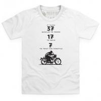 twist the throttle kids t shirt