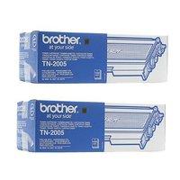 TWIN PACK: Brother TN2005 Original Black Toner Cartridge