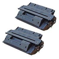 TWIN PACK: HP Laserjet No.27X Large Black Remanufactured Toner Cartridges (Full Code: C4127X)