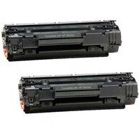 TWINPACK: HP Laserjet CB435A Black Remanufactured Toner Cartridge