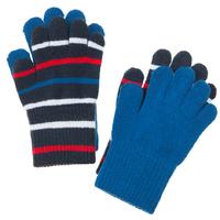 Twin Pack Striped Baby Magic Gloves - Blue quality kids boys girls