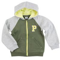 two tone kids hoodie green quality kids boys girls