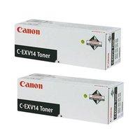 twin pack canon c exv14 0384b002aa black original laser toner cartridg ...