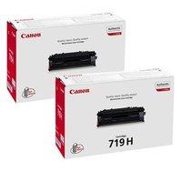 TwinPack: Canon 719H (3480B002AA) Black High Capacity Original Laser Toner Cartridge