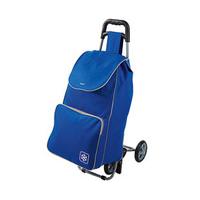 Two to Four Wheel Shopping Trolley, Blue, Polyester/Metal