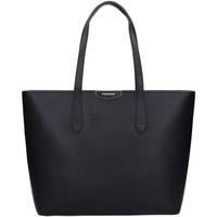 twin set as7pwn shopping bag womens shopper bag in black