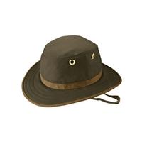 TWC7 Outback Waxed Cotton Hat - Olive