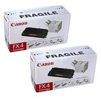 TWINPACK: Canon FX4 Original Black Toner Cartridge