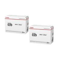 TWIN PACK : Canon 039 (0287C001) Black Original Standard Capacity Toner Cartridge