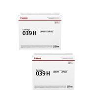 twin pack canon 039h 0288c001 black original high capacity toner cartr ...