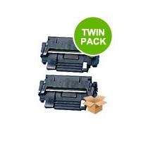Twin Packs : IBM 63H2401 (Remanufactured) Black Laser Toner Cartridges