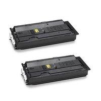 twin pack kyocera tk 7205 black remanufactured toner cartridge