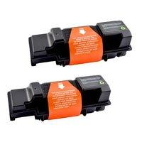Twin Packs : Kyocera TK-350 (Remanufactured) Black Laser Toner Cartridge