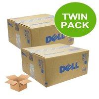 twinpack dell 593 10038 black high capacity original toner cartridges